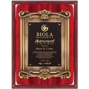 plaque-antique scroll cast